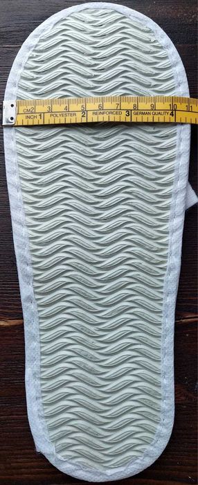 Одноразовые тапочки (комфортные, с усиленной подошвой)