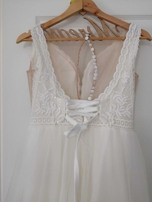 Vand rochie de mireasa, A-line, marimea S, Cluj-Napoca