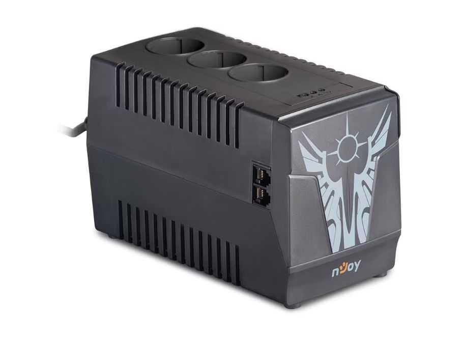 AVR nJoy Paladin 1000, 1000VA/500W, Protectie la Supra si Sub Voltaje