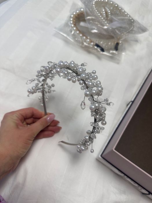 Bentiță/diadema perle Barbara Langellotti