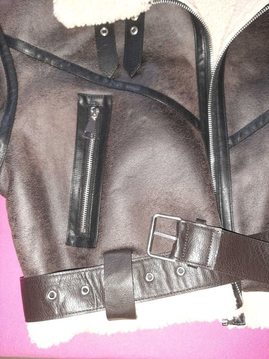 Зимно яке с вълнена подплата Zara