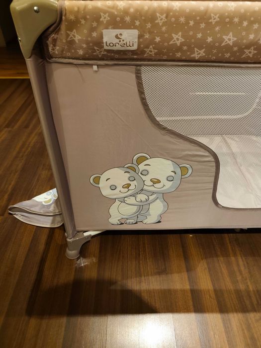 Бебешка кошара за спане и игра Lorelli Moonlight Plus, 2 нива