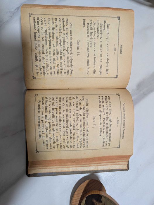 Acatistier vechi 1930 carte religioasă autentică, tipărit Cernic