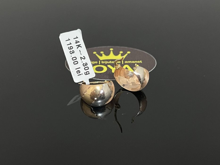 Bijuteria Royal CB : Cercei dama aur 14k 2,30 grame