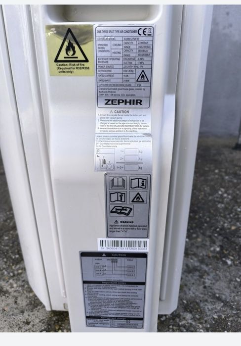 Aer condiționat multisplit 3 unități interne Zepihr 27000 Btu.Freon recuperat!!