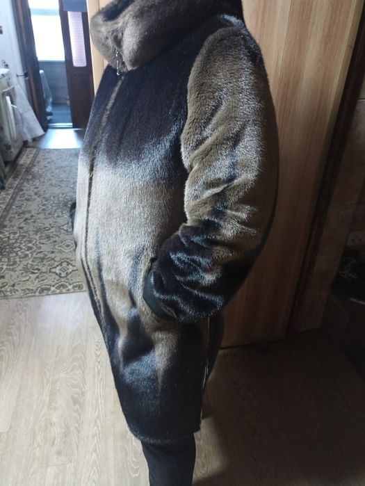 дубленка-шуба двусторонняя (лёгкая)