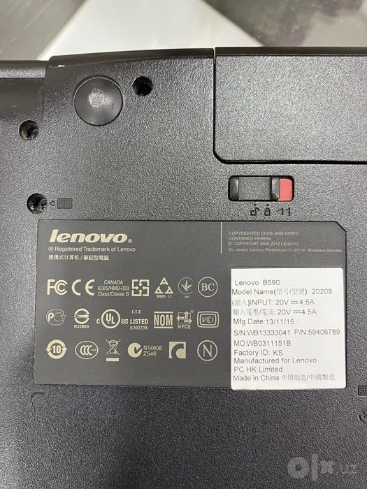 Noutbuk Lenovo B590