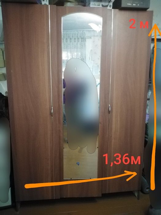 Шкаф шифоньер тяжёлый