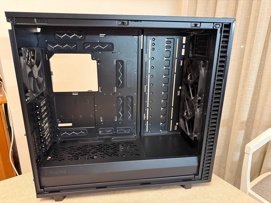 Кутия Fractal Design Define 7 XL Black Dark TG,E-ATX extra Solid Panel