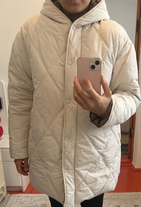 Куртка теплая двустороння