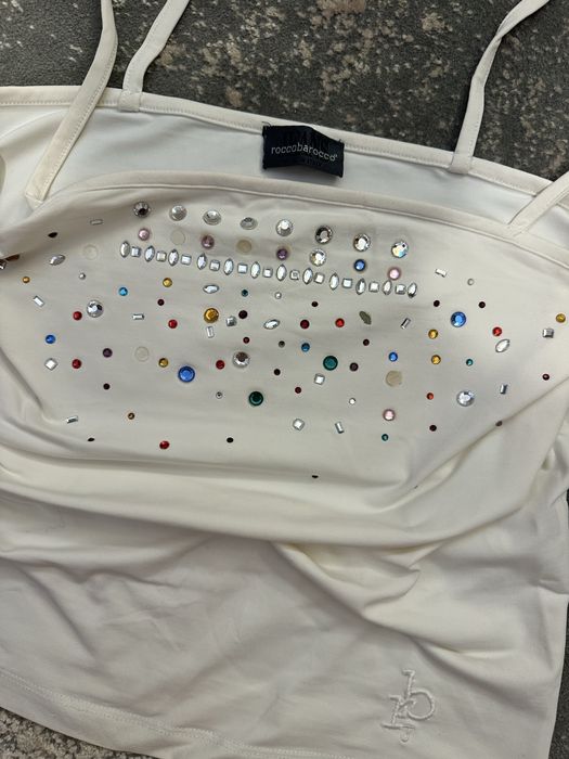 Намаление ! Оригинално яке Fendi Jeans, 40 IT +  подарък топ с камъчета  Rocco Barocco