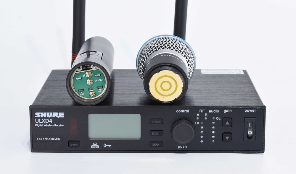 Wireless microfon SHURE ULXD BETA58A + cadou case (CLONĂ) (nu qlxd sm)