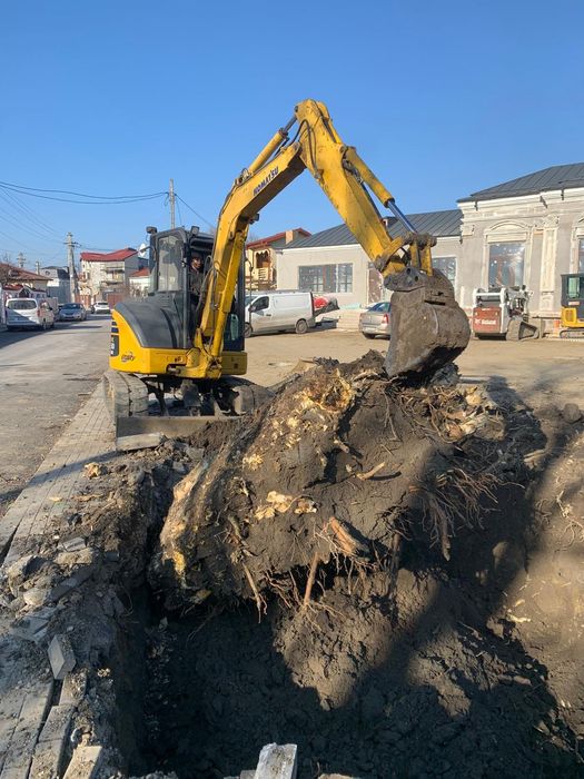 Inchiriez excavator 5 tone,transport agregate de balastiera,închiriez placă compactoare 215 kg diesel!