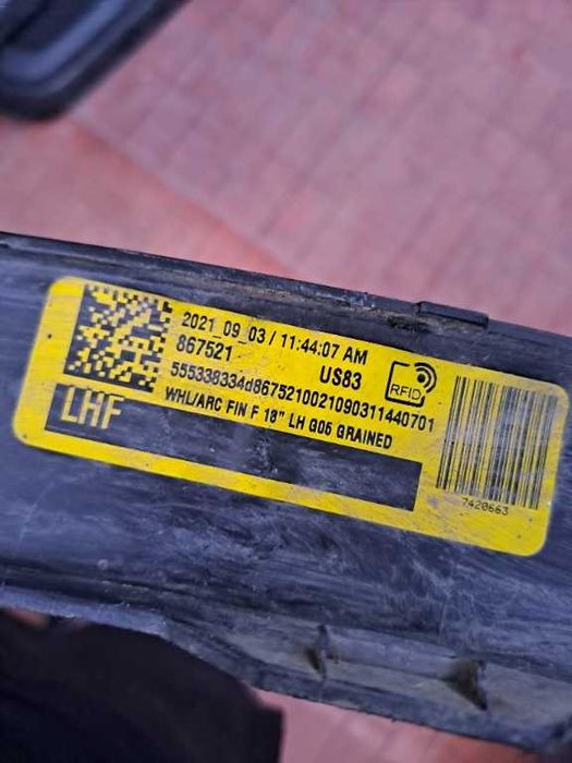 Overfender bandou stanga fata Bmw X5 G05 an 2018-2024