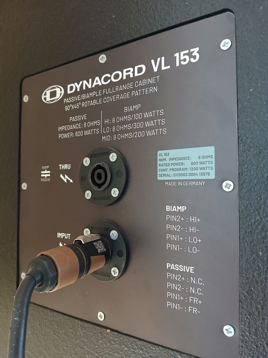 Boxe dynacord vl 153