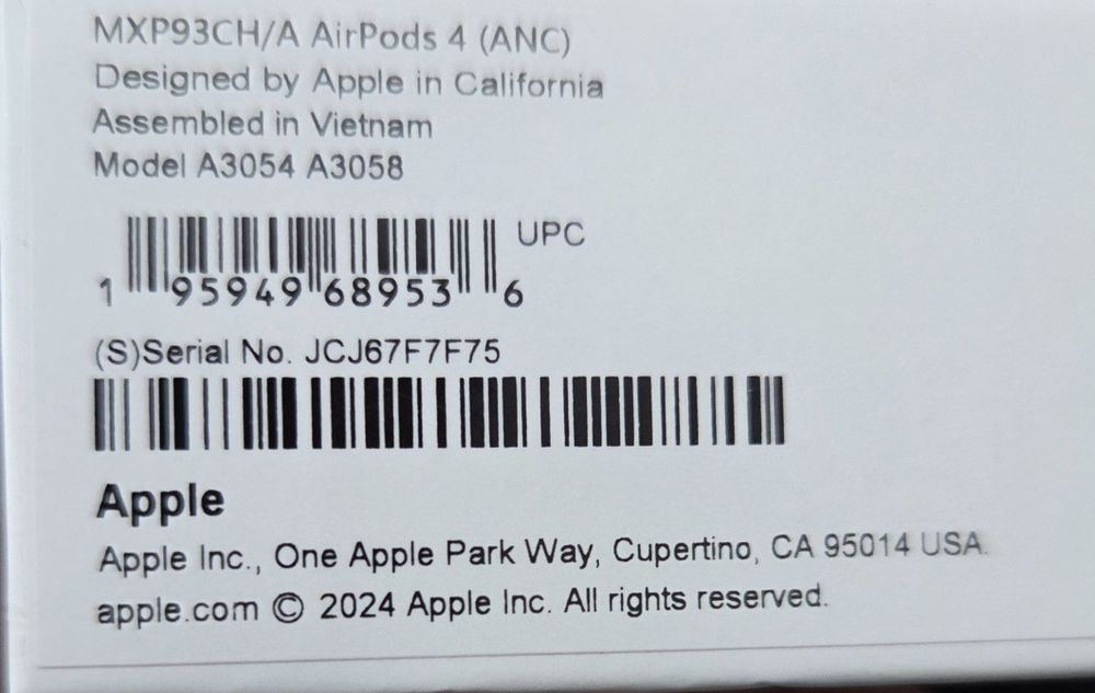 Apple airpods 4 gen.(ANC).100%Оригинални!.