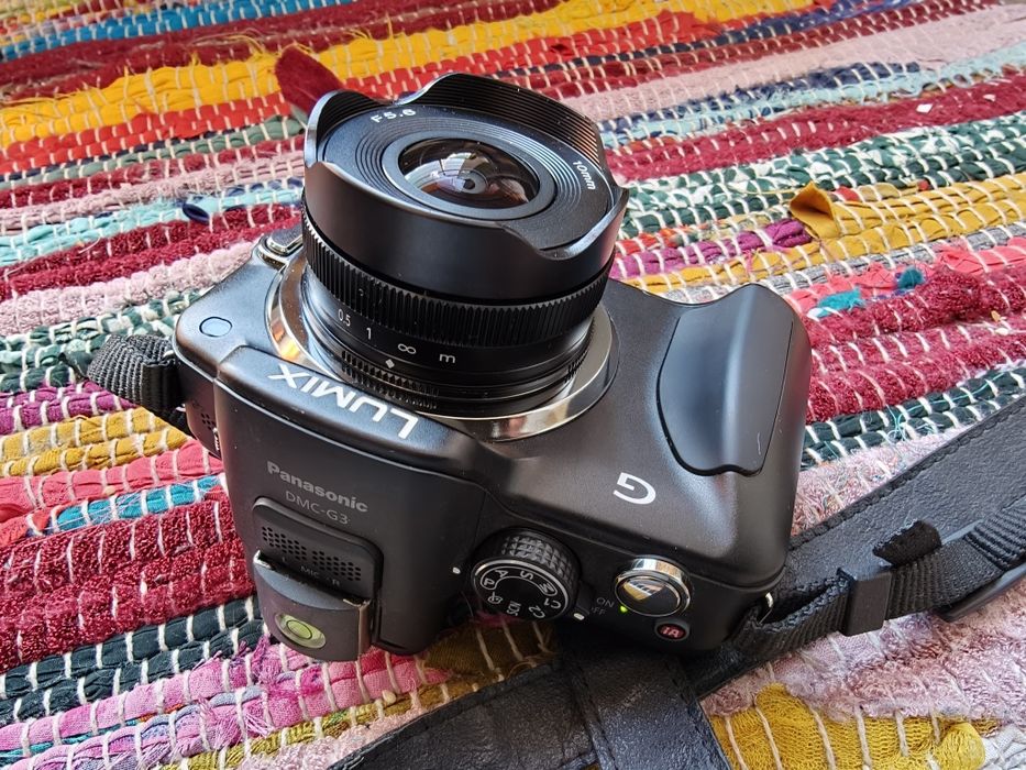 Panasonic Lumix G3 + fisheye обектив F5.6/10mm