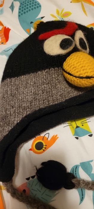 Caciula material lână copii Angry Birds