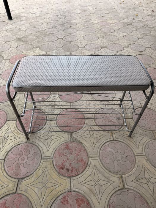 Подставка для обуви с сидением