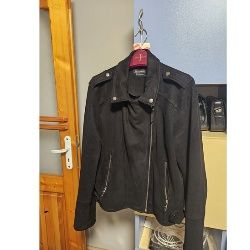Дамско черно яке LC Waikiki – biker модел
