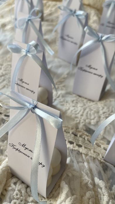 Свечи и декор бонбоньерки тойбастар