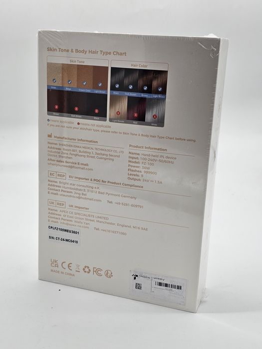 Dispozitiv Ipl 3 In 1 Pentru Indepartarea Parului Si Functie De Gheata