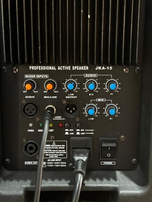 Активные колонки SAMTECH  JKA 15 и 12