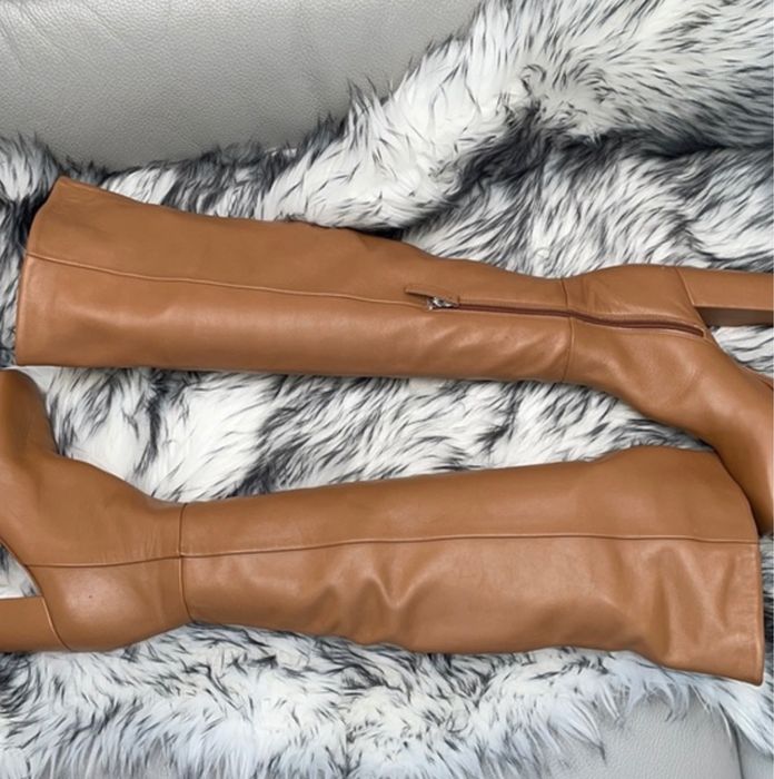 Vând cizme Maro Zara piele naturală 40