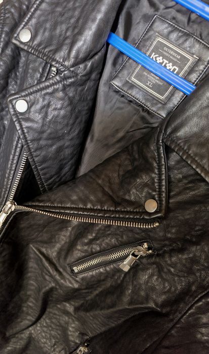 Мужская стильная кожанная куртка! Бренд.