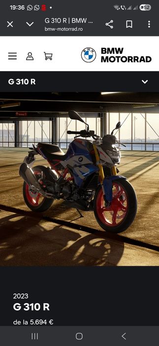 Motocicleta Bmw R310