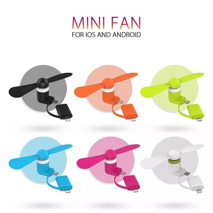usb вентилатор за android и iphone