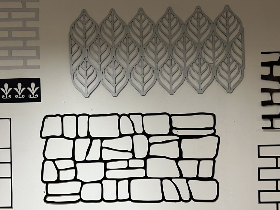 Трафареты для облицовки стен. Прочные. 8000