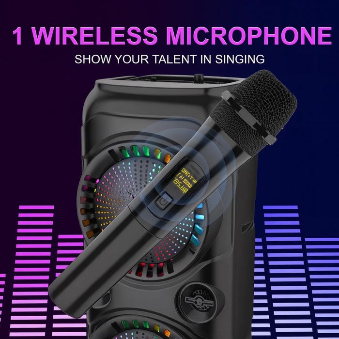 Boxa portabila ZQS 8229 64 cm 1000W PMPO MICROFON