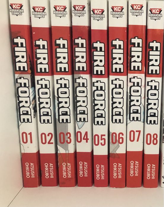 Manga Fire Force, 8 volume