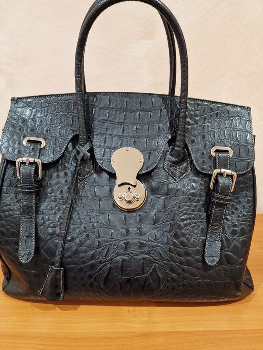 Чанта естествена телешка кожа