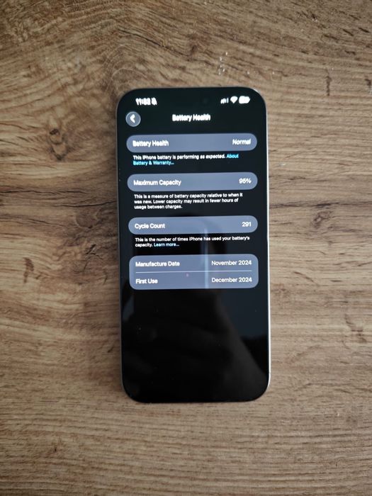 Iphone 16 pro max titan in garantie