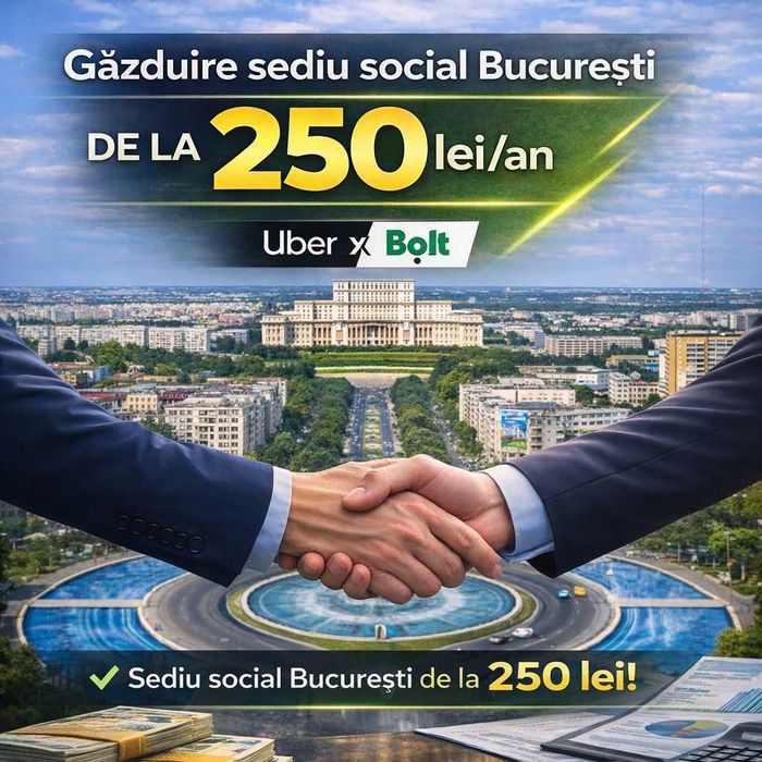 Firma pentru Bolt / Uber – Sediu Social + Acte Rapide