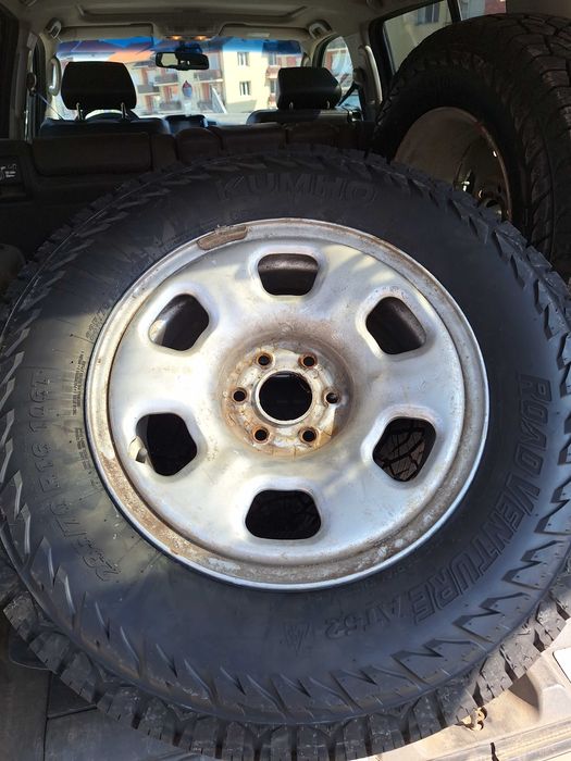 Нови гуми със джанти втора употреба