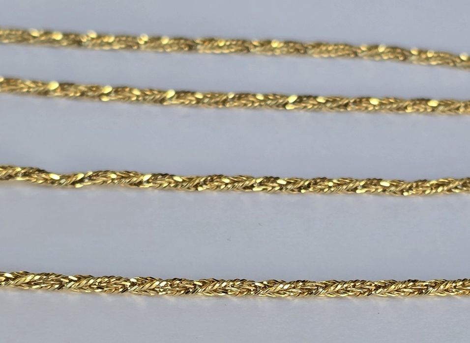 Lanț de aur galben masiv18k, 9, 39 grame