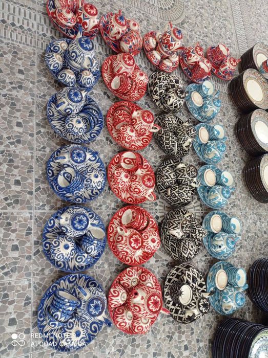 Milliy sopol choynak va piyola komlekti