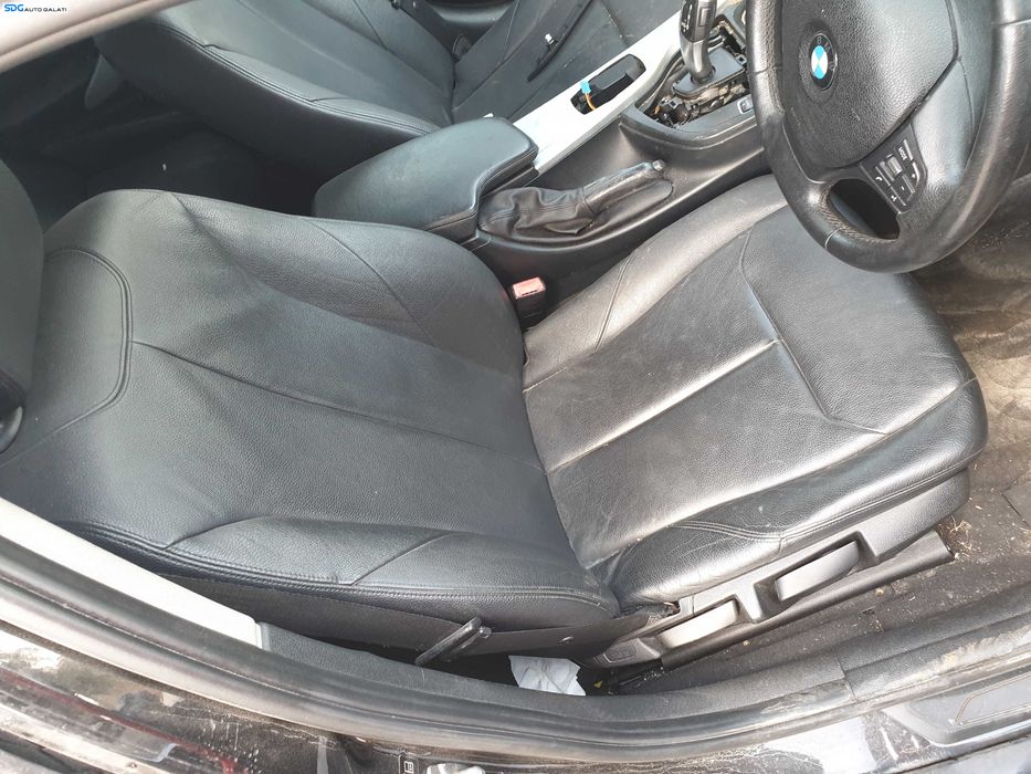 Interior Piele Scaune Stanga Dreapta Fata Fara Incalzire si Bancheta cu Spatar BMW Seria 3 F30 Berlina Sedan 2011 - 2019 [K6671]