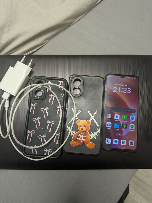 Oppo A38 (128GB) - Stare Foarte Bună + Încărcător + 2 Huse GRATIS