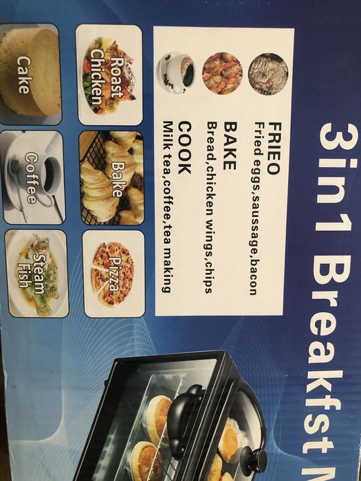 Aparat multifunctional 3in1 cuptor, tava,cafetiera