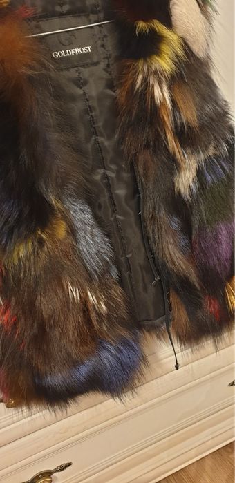 Vesta blana naturala vulpe