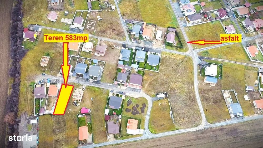 Teren Bazosu Nou, cu AC Casa P+E | gaz, apa, curent