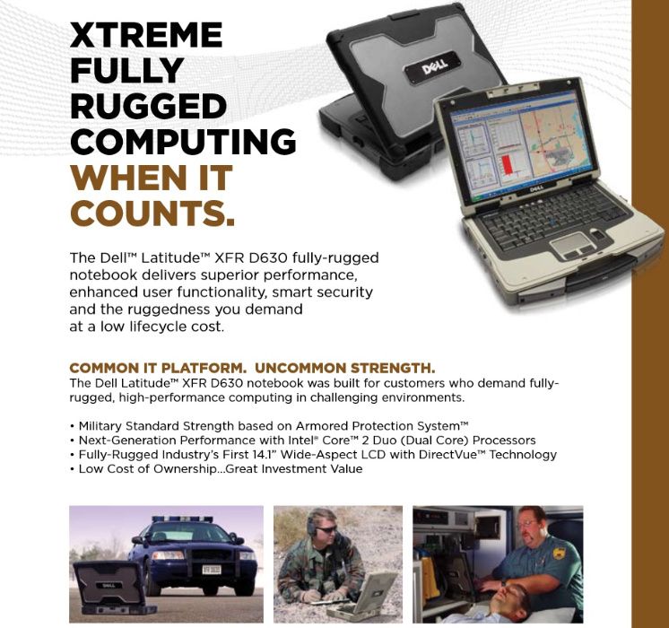 Laptop Militar Dell XFR/Panasonic CF31/53 Antisoc, Diagnoza GRATUIT !