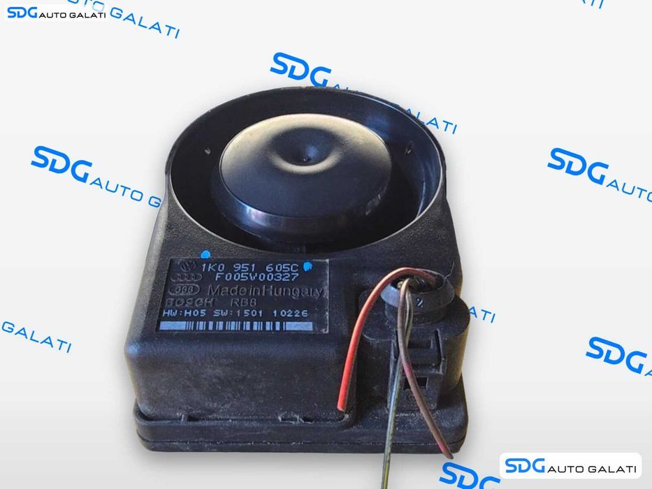 Sirena Goarna Alarma Antifurt Audi A5 8T 2008 - 2017 Cod 1K0951605C F005V00327 [LN0670]