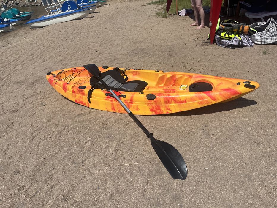 Оранжевый байдарка