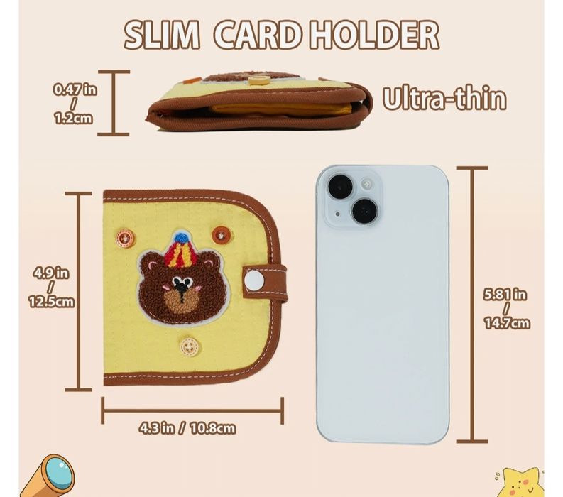 Винтажный удобный кошелек