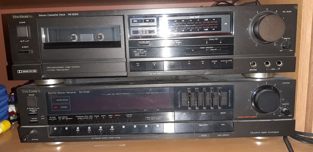 Technics SA-R230 и дек RS-B355